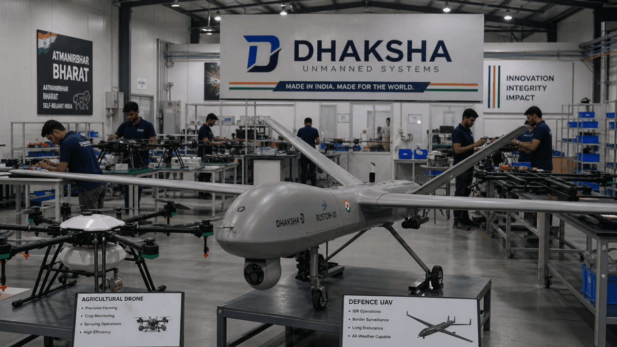 Dhaksha Opens Tamil Nadu Drone Hub for Defence & Agri