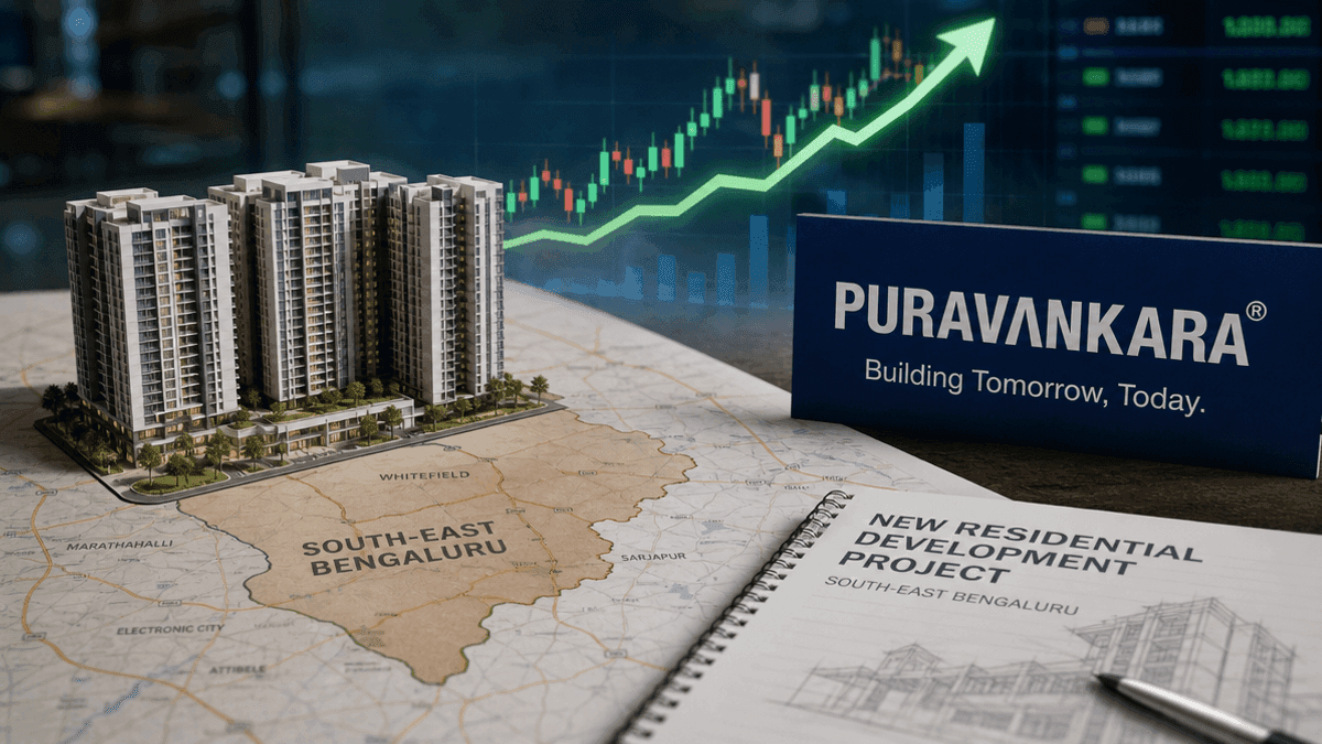 Puravankara Stock Gains on Rs 1,100 Cr Bengaluru Land Deal