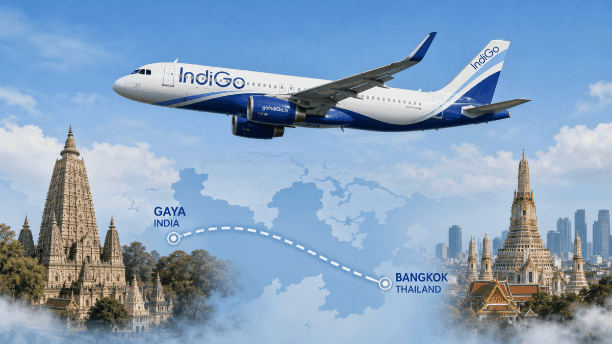 IndiGo Launches Gaya-Bangkok Flights Oct 26