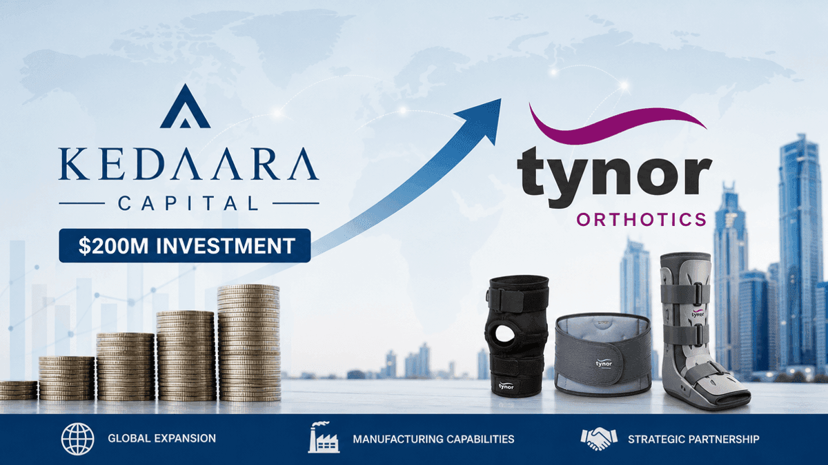 Kedaara Capital Invests $200M in Tynor Orthotics for Global Expansion