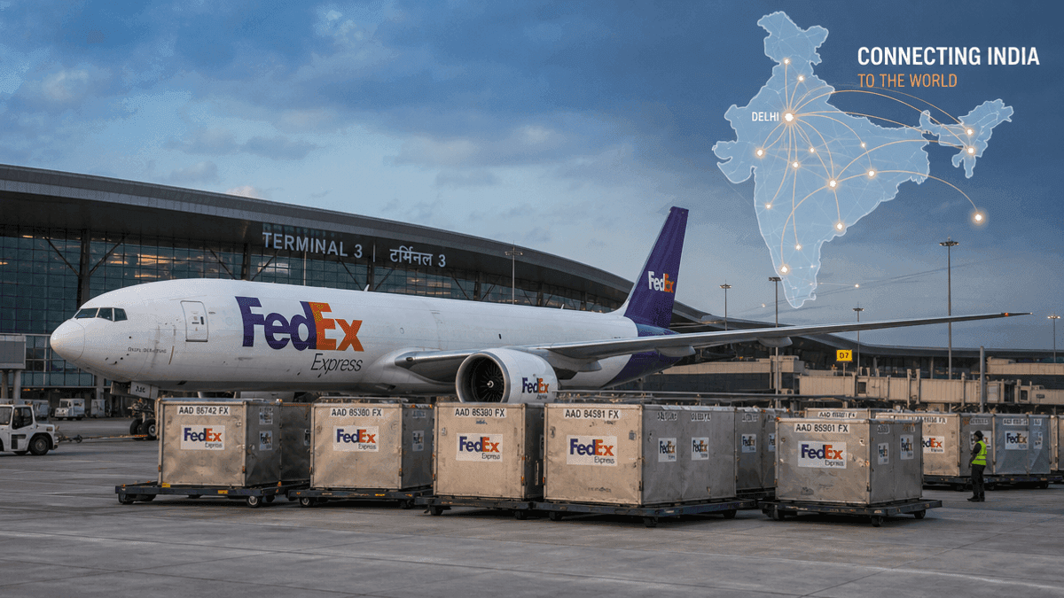 FedEx Invests $150M in Delhi Hub for India Air Cargo Growth