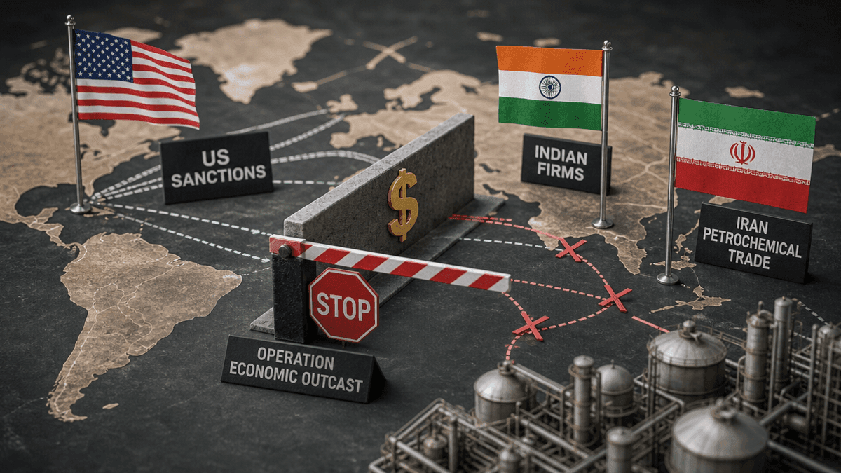 US Sanctions Indian Firms Over Iran Petrochemical Trade
