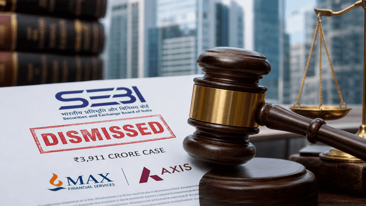 Sebi Drops ₹3,911 Cr Case Against Max Financial, Axis Entities