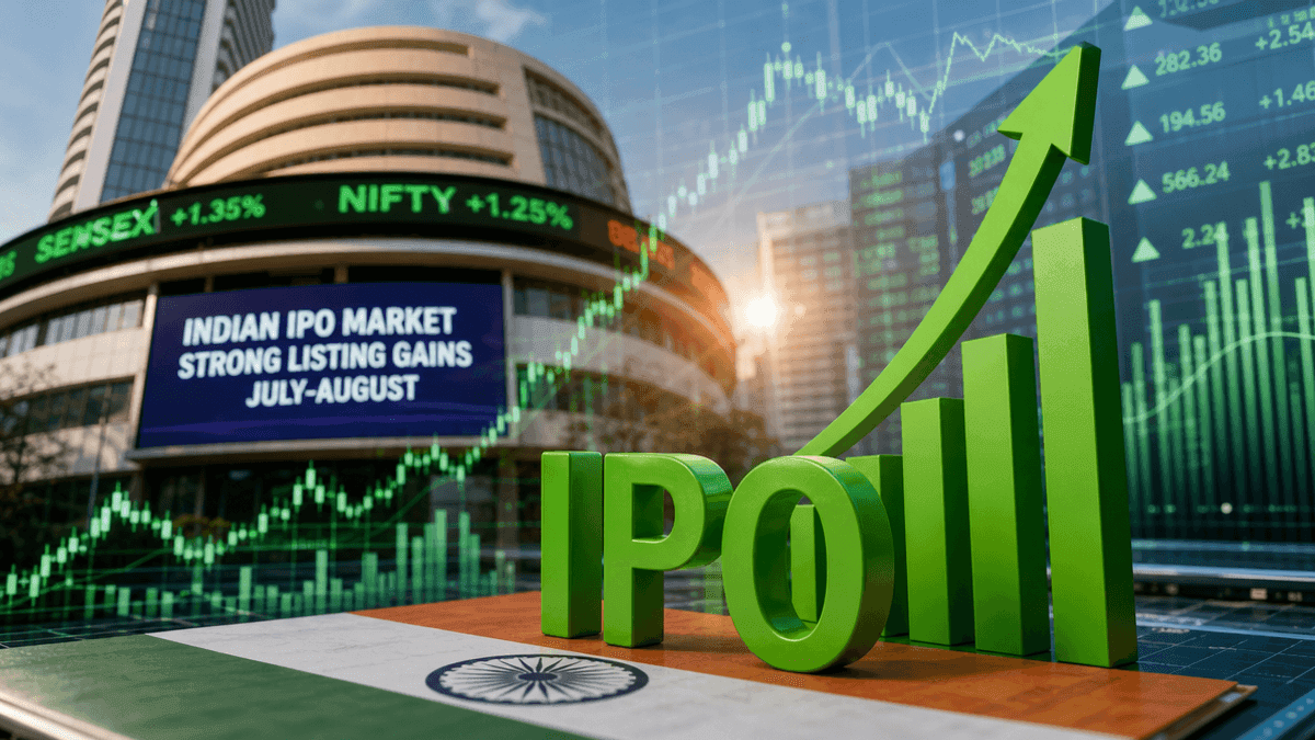 India’s IPO Market Surges: 25% Average Gains in July-August