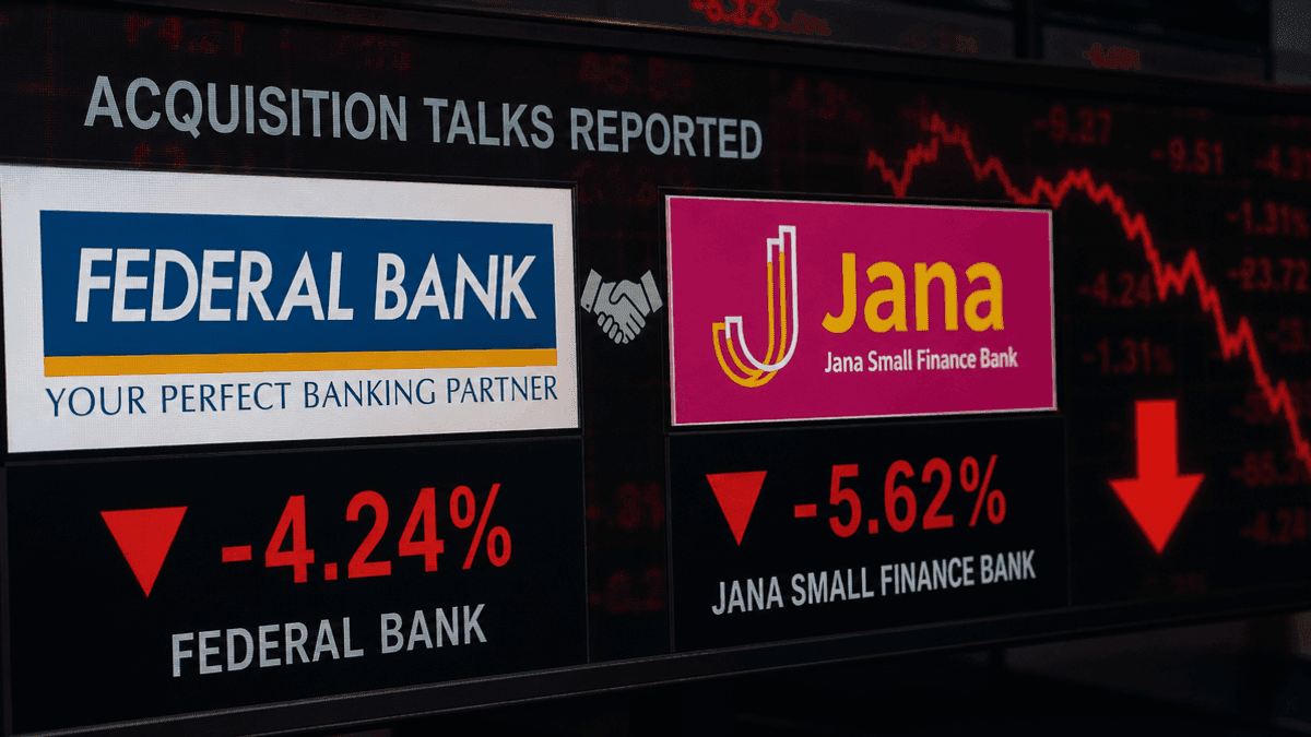 Federal Bank in Talks to Acquire Jana SFB; Shares Dip