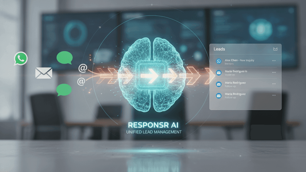 Responsr AI Inbox Unifies WhatsApp & Email to Stop Lead Loss