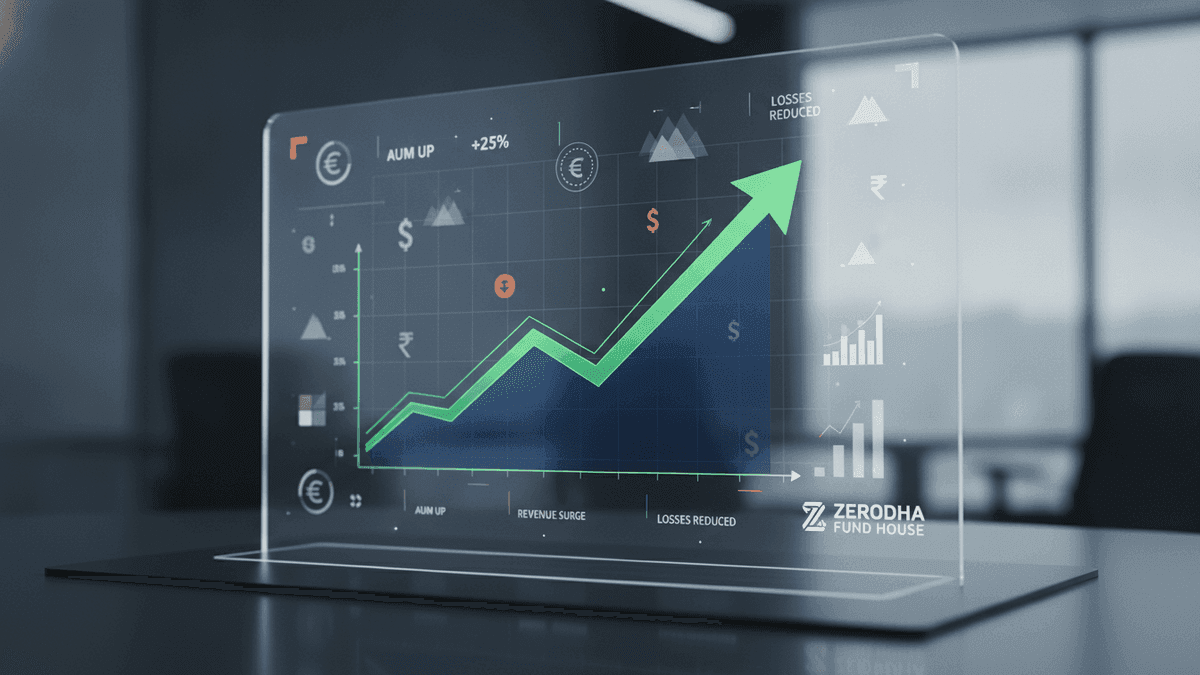 Zerodha Fund House Revenue Jumps 79%, Losses Shrink in FY26