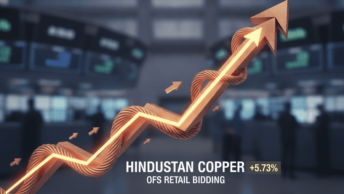 Hindustan Copper Shares Rise on OFS Retail Bidding