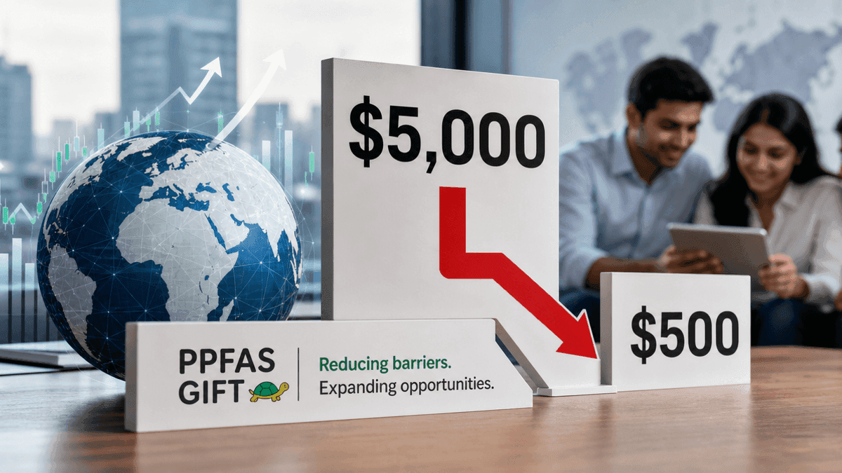 PPFAS GIFT Slashes Global Fund Minimum to $500
