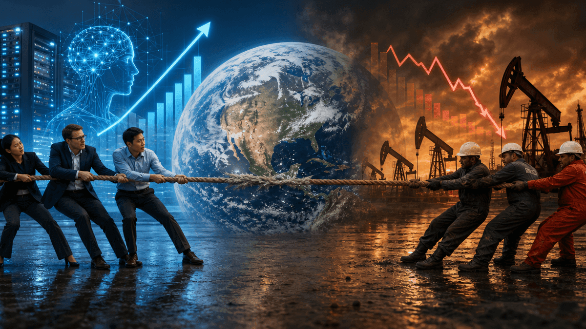 Global Economy in ‘Tug-of-War’: Oil Shock vs. AI Boom