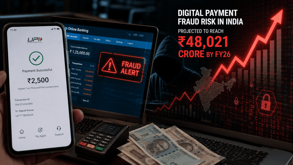 India’s Digital Payment Fraud Risk Soars to ₹48,021 Cr by FY26