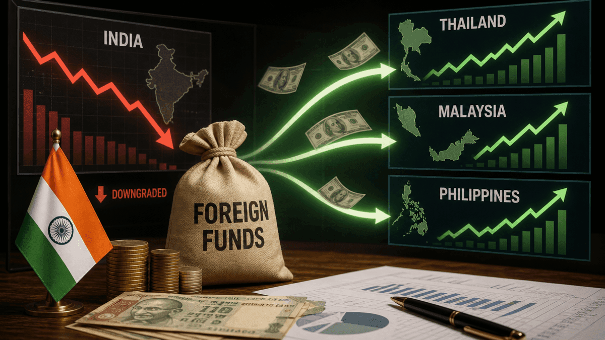 India Stocks Downgraded: Foreign Funds Seek Value Elsewhere