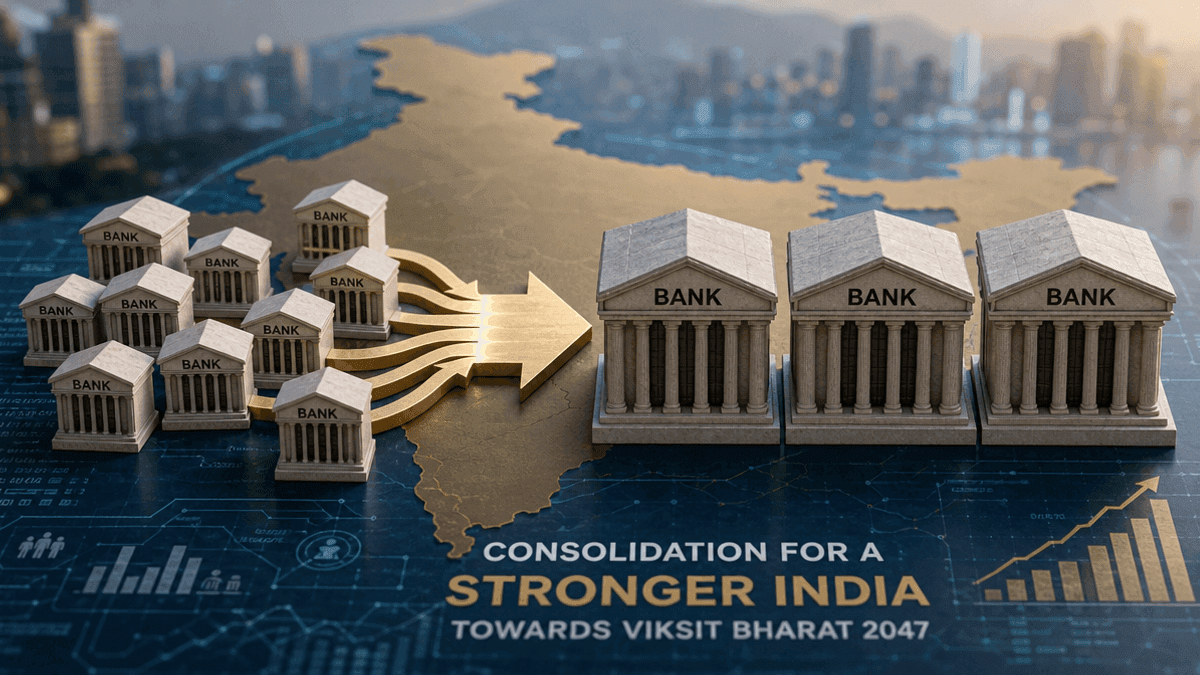 India’s Bank Consolidation Plan for 2047 Developed Nation Goal