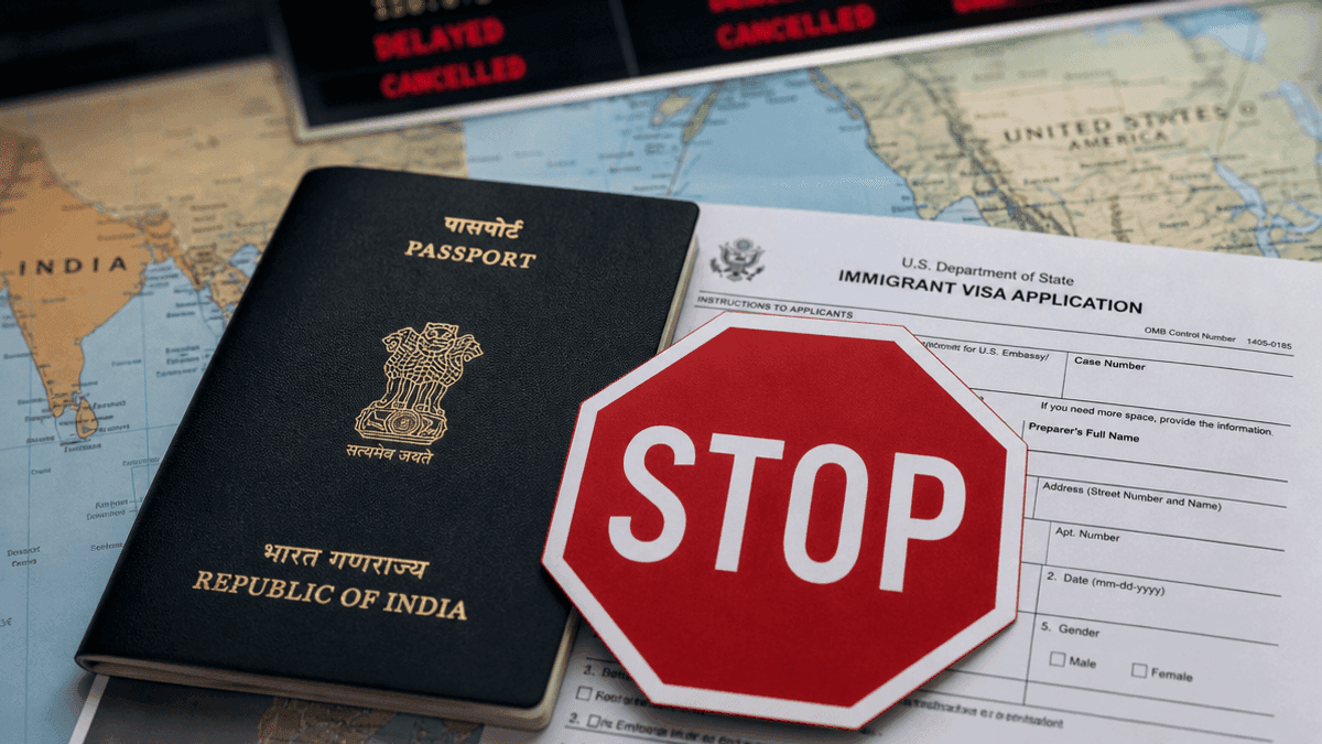 US Visa Pause Hits Indian Travelers, Creates Uncertainty