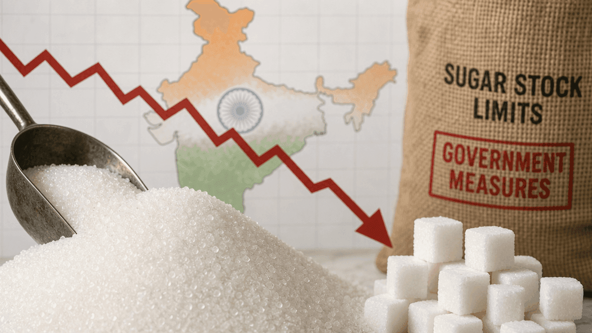 India Sugar Prices Drop: Import Approval & Stock Limits Impact