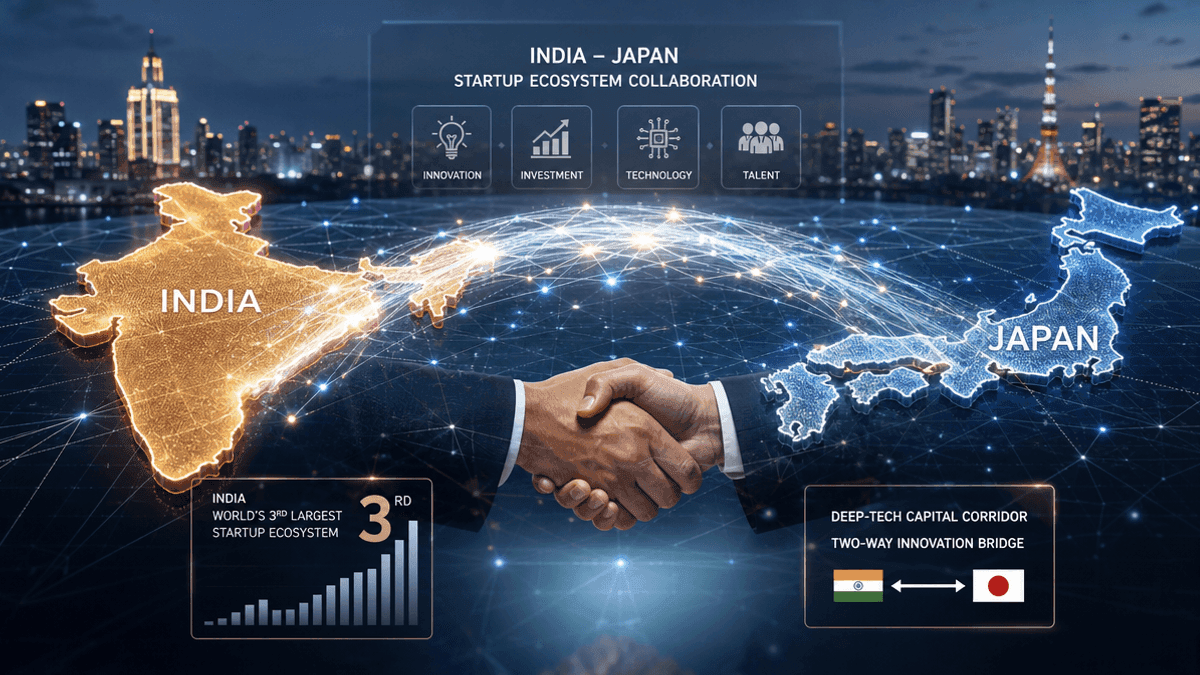 India is World’s 3rd Largest Startup Ecosystem; Japan Plan Outlined