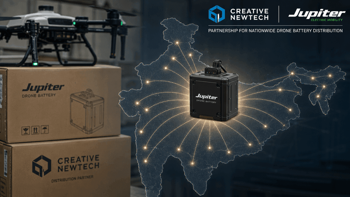 Creative Newtech Stock Rises on Jupiter Drone Battery Deal