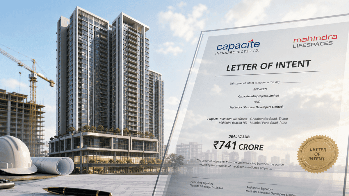 Capacite Infraprojects Wins ₹741 Cr LOI from Mahindra Lifespace