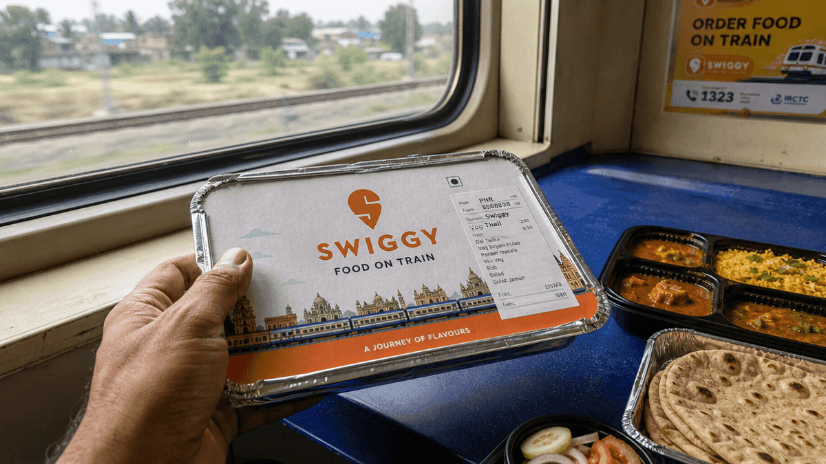 Swiggy Food on Train Sees 12x Growth, Fueled by Smaller Cities