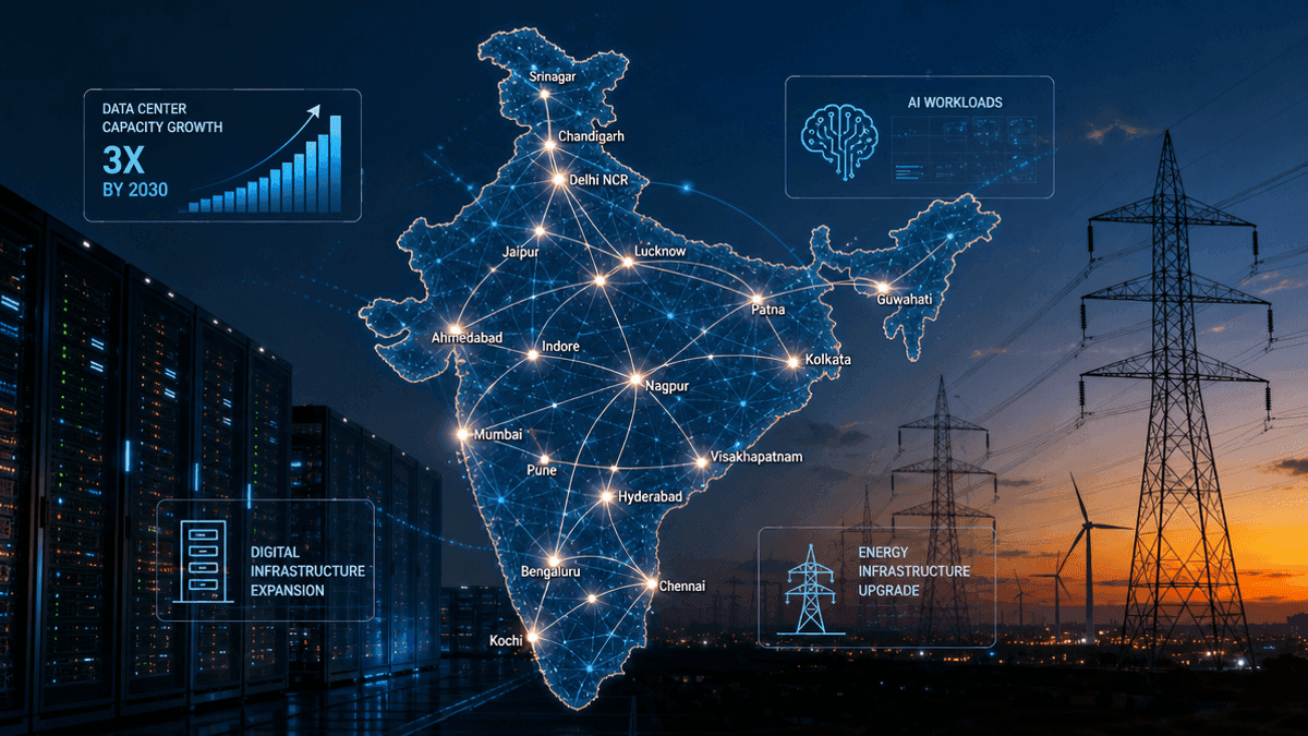 India Data Center Capacity to Triple by 2030: Redseer
