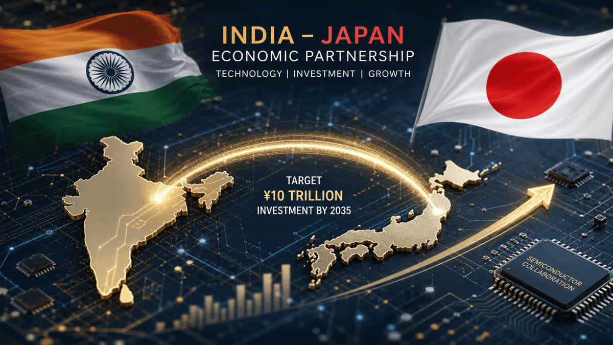 India Aims for ¥10 Trillion Japanese Investment by 2035