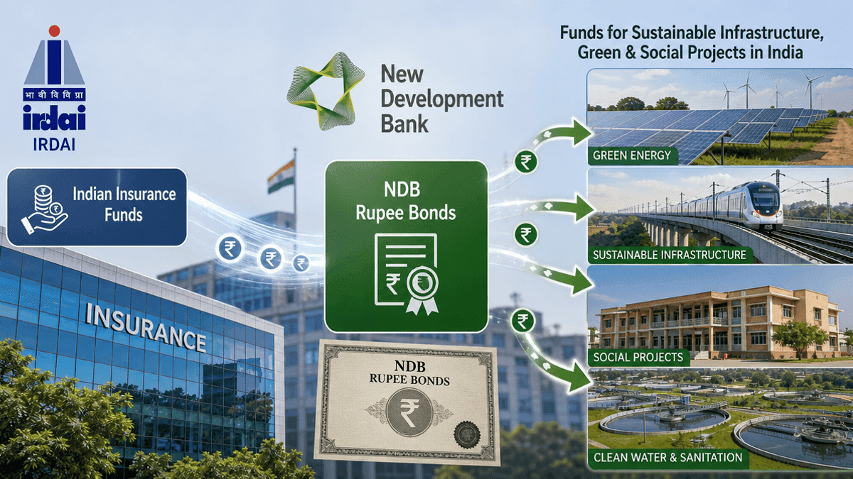 IRDAI Allows Insurers to Fund NDB’s ₹25,000 Cr Bonds