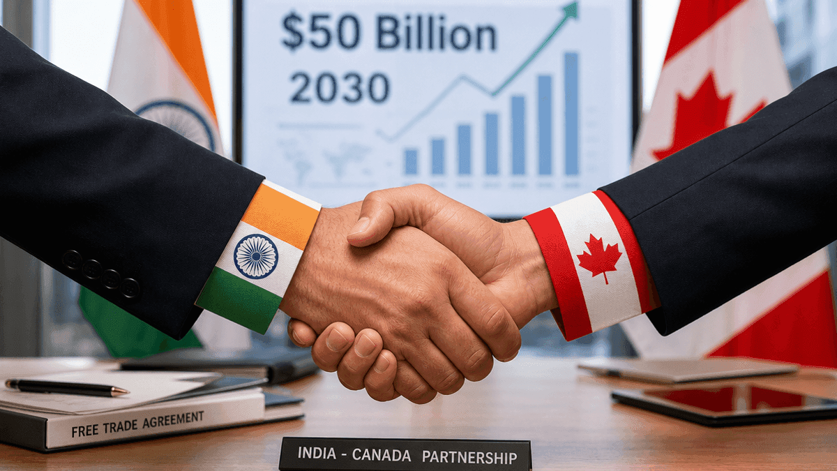 India-Canada Trade Target: $50B by 2030 with FTA