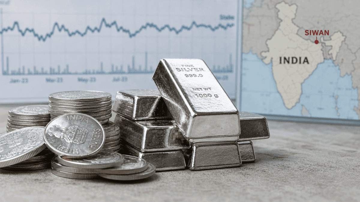 Siwan Silver Rate Stable at ₹2,78,900/KG on Aug 28