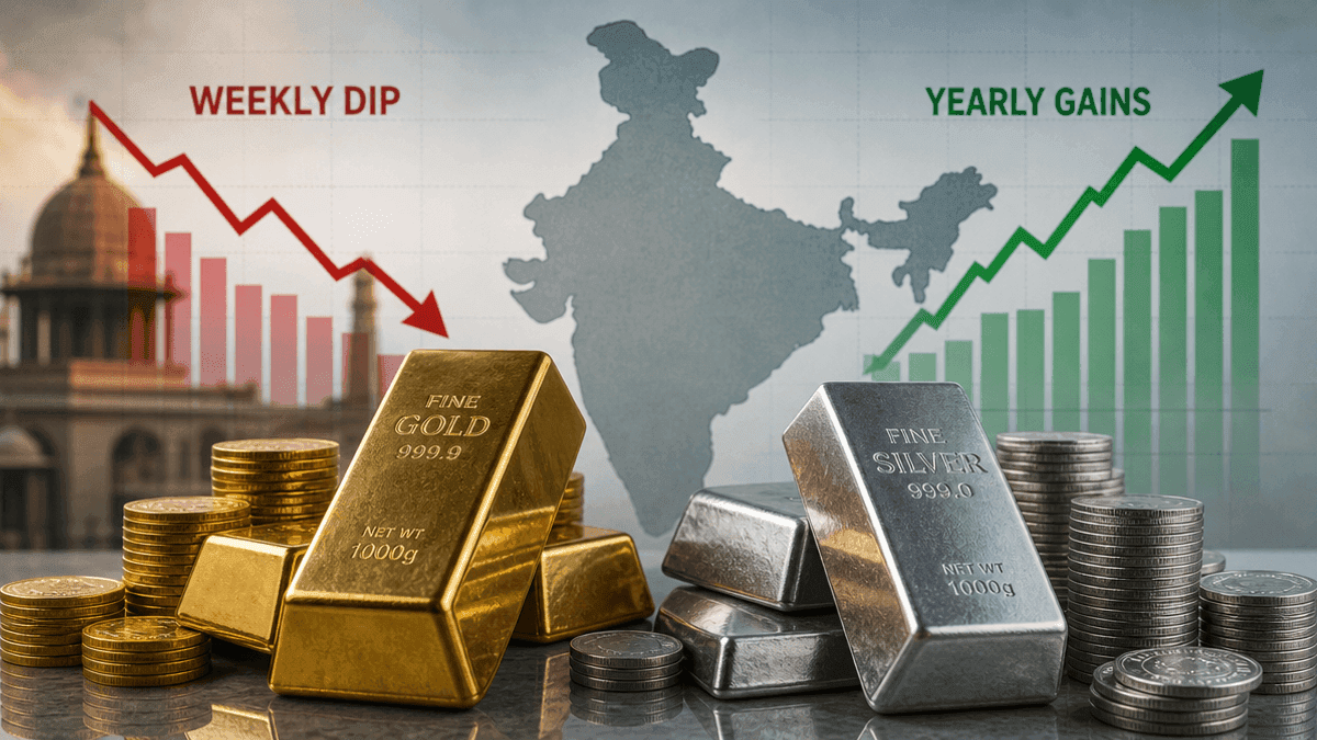 Gold Prices Dip Weekly, But Yearly Gains Remain Strong