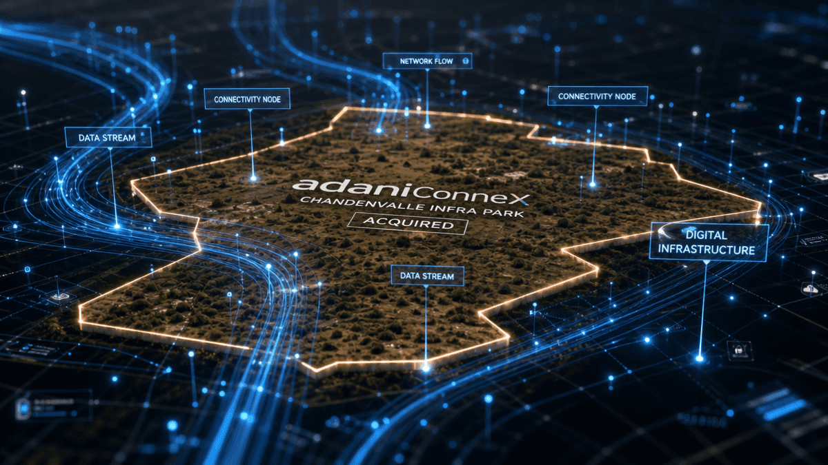 AdaniConneX Buys Infra Park for Data Centers for ₹535 Cr
