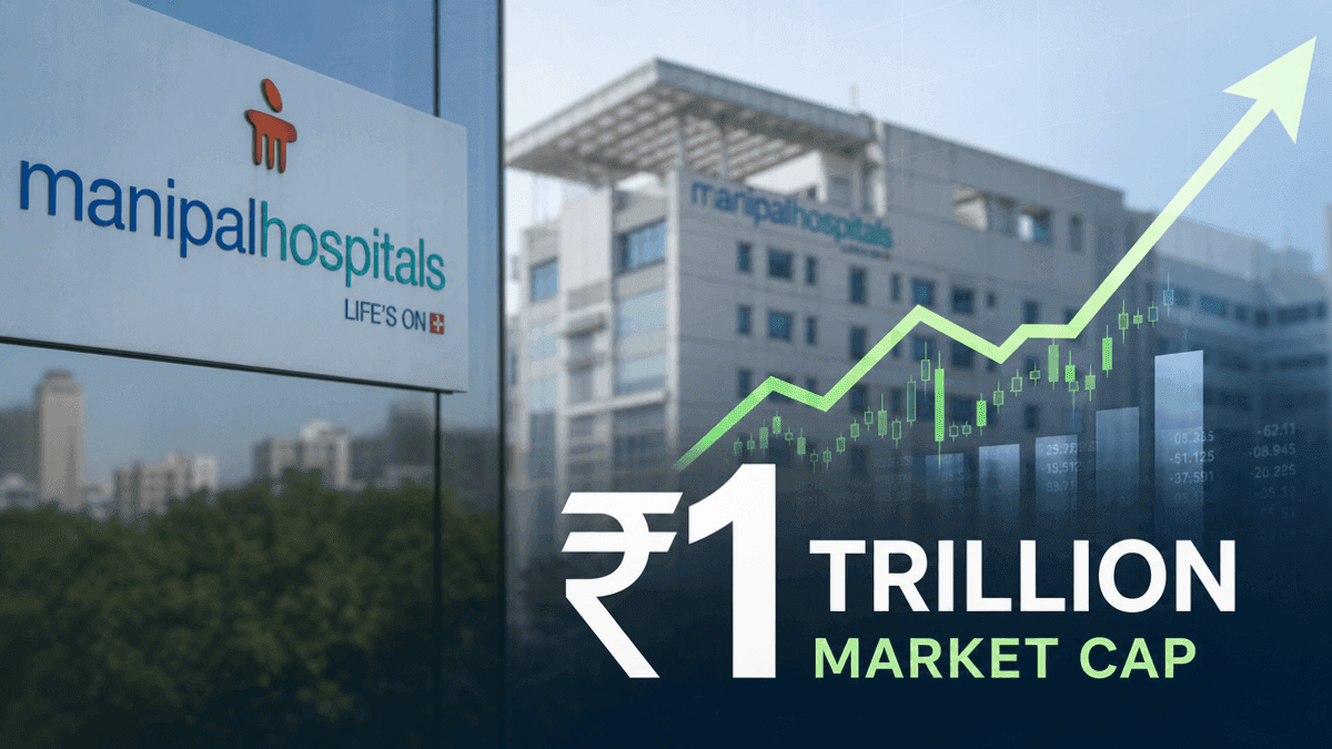 Manipal Hospitals Market Cap Surpasses ₹1 Trillion