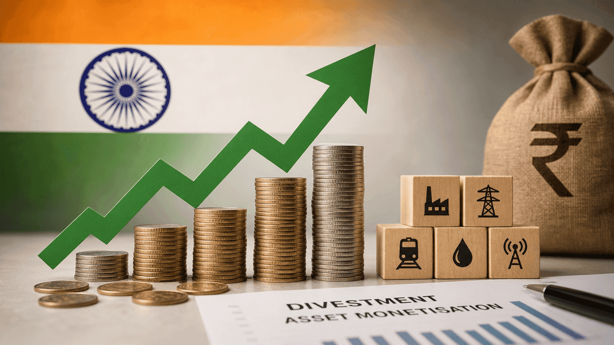 India Govt Achieves 78% FY27 Divestment Target by August