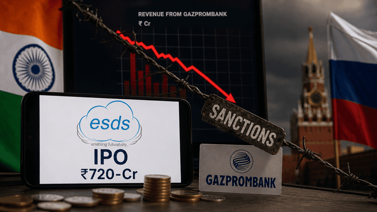ESDS IPO Faces Revenue Hit from Gazprombank Sanctions