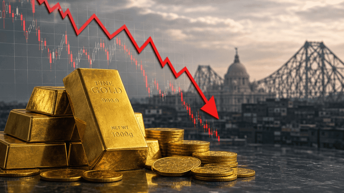 Kolkata Gold Prices Fall 1.94% to ₹1,59,690/10g (Aug 28)