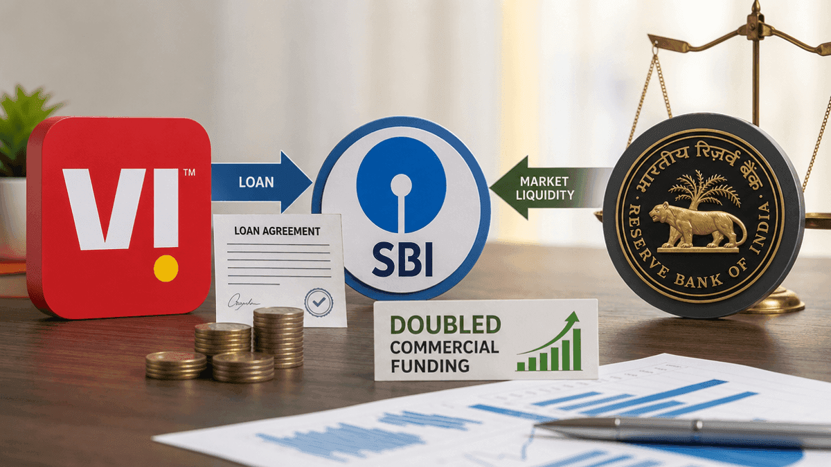 Vodafone Idea Secures SBI Loan Amidst RBI Liquidity Tightening