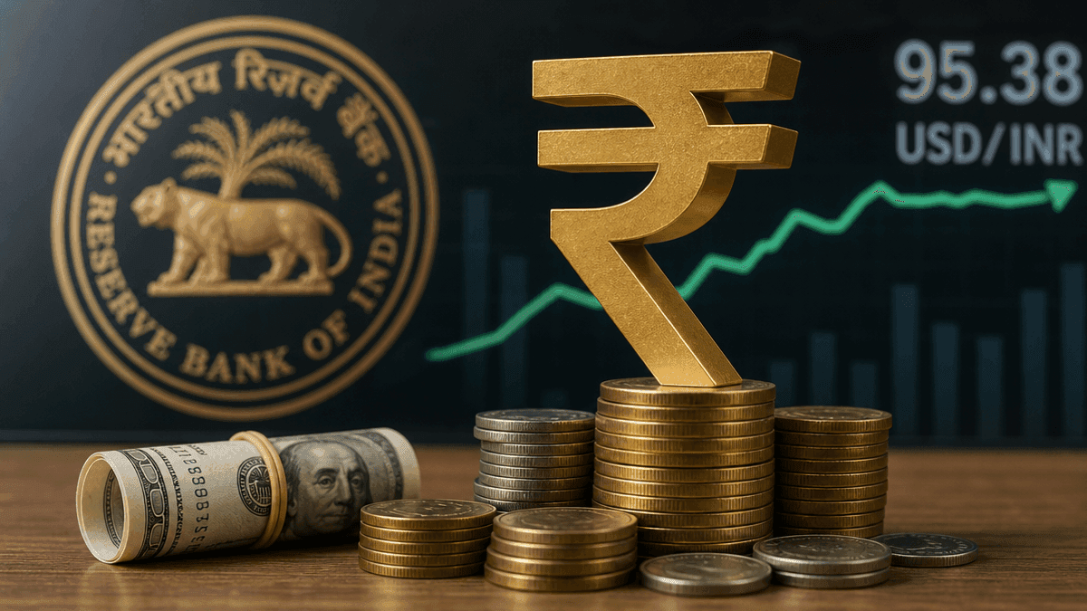 Indian Rupee Rebounds: RBI Interventions Halt Two-Week Slide