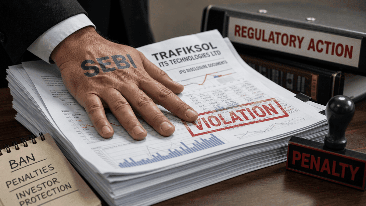 SEBI Bans Trafiksol & Promoters Over Misleading IPO Disclosures