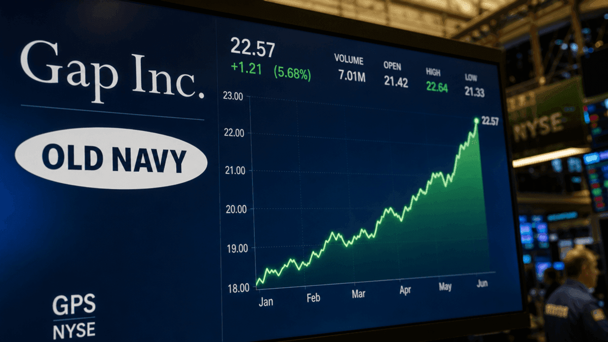 Gap Stock Surges on Old Navy CEO Change & Profit Boost