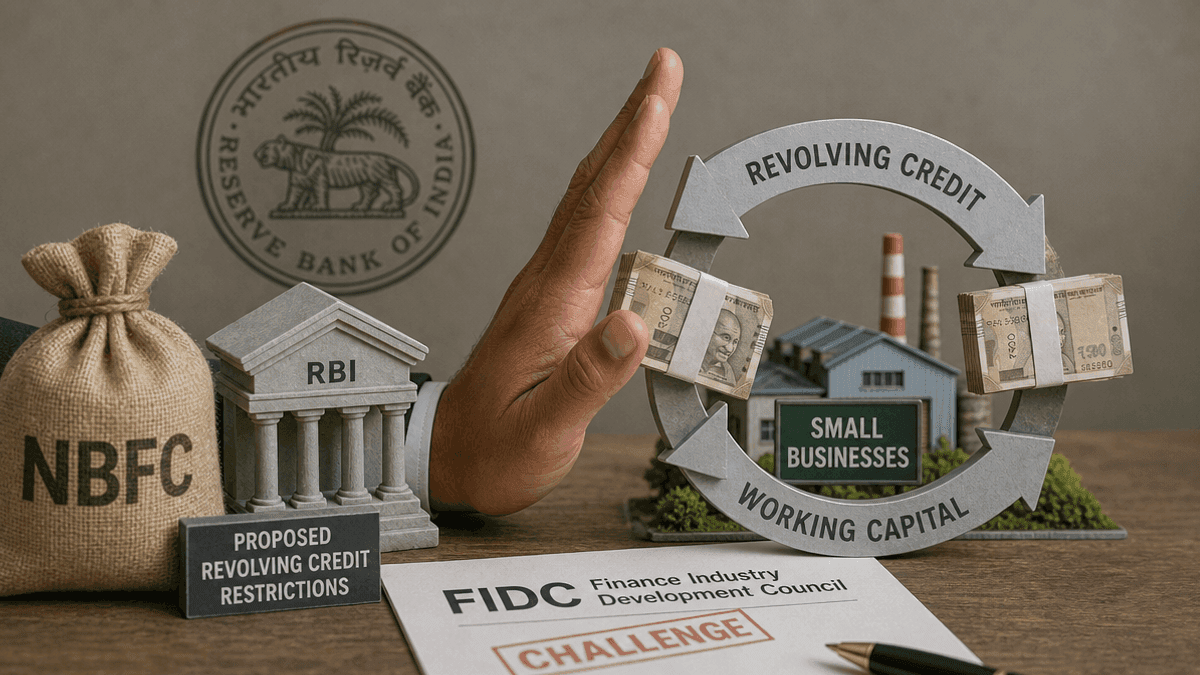 FIDC Challenges RBI Revolving Credit Rules for NBFCs