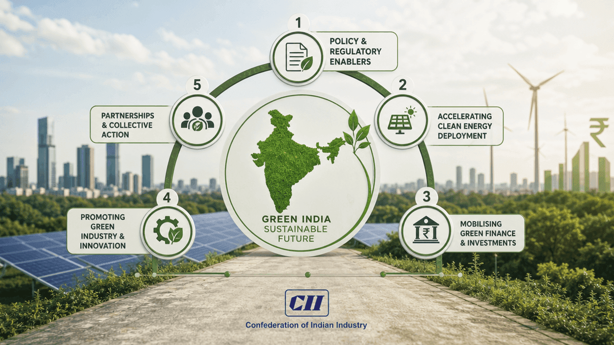 India’s Green Shift: CII Taskforce Unveils 5-Point Roadmap