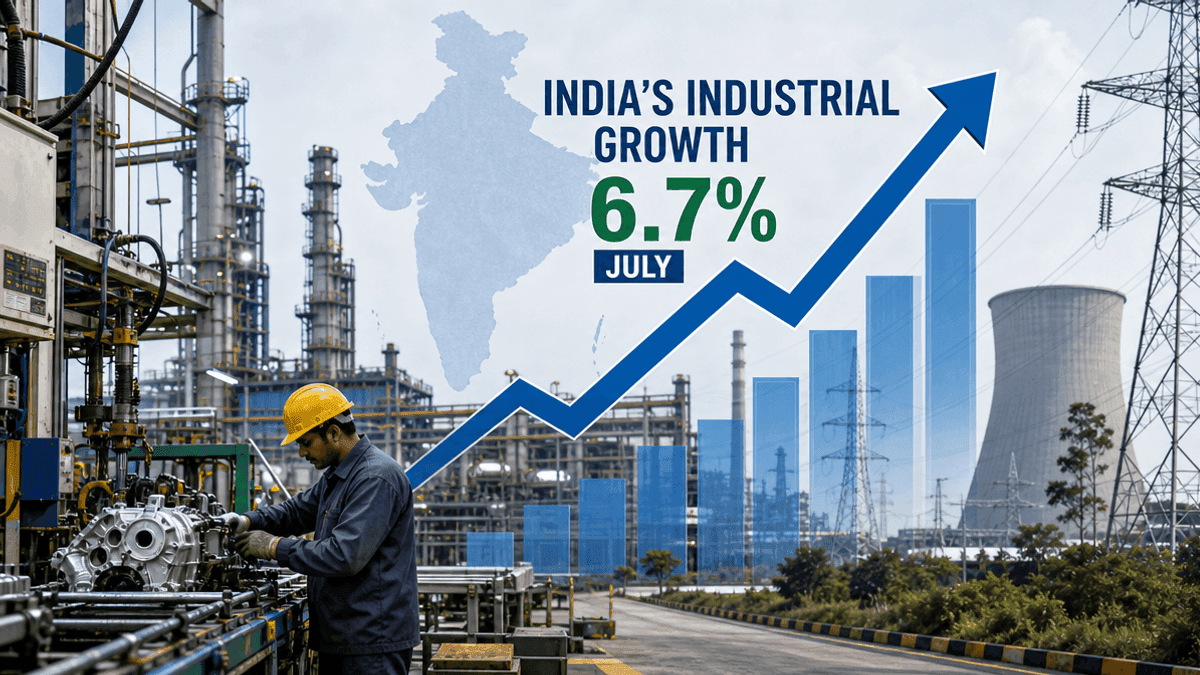 India’s Industrial Output Surges 6.7% in July