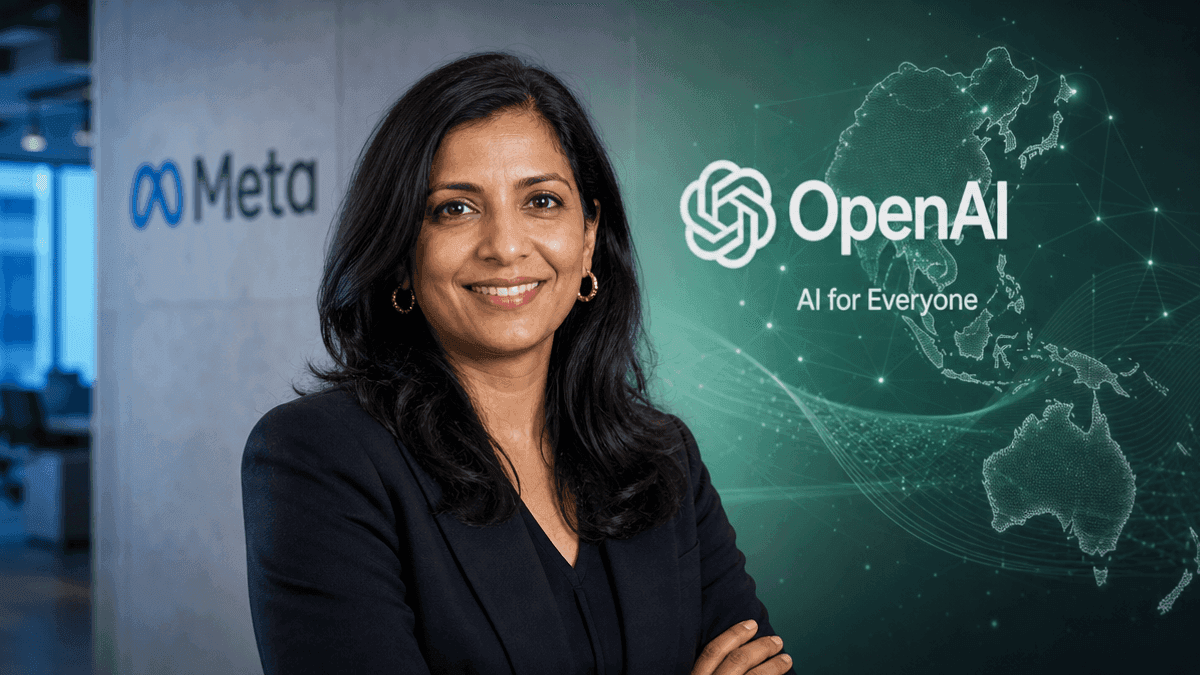 Meta India VP Sandhya Devanathan Joins OpenAI for Asia-Pacific