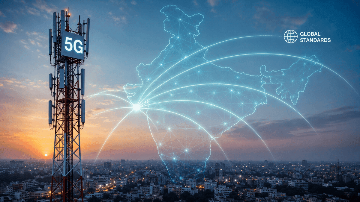 India Doubles 5G Radiation Limits to 10W/m², Matches Global Standards