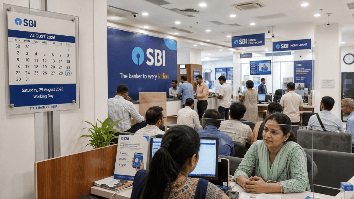 August 29: Banks Open in India, Not a Holiday