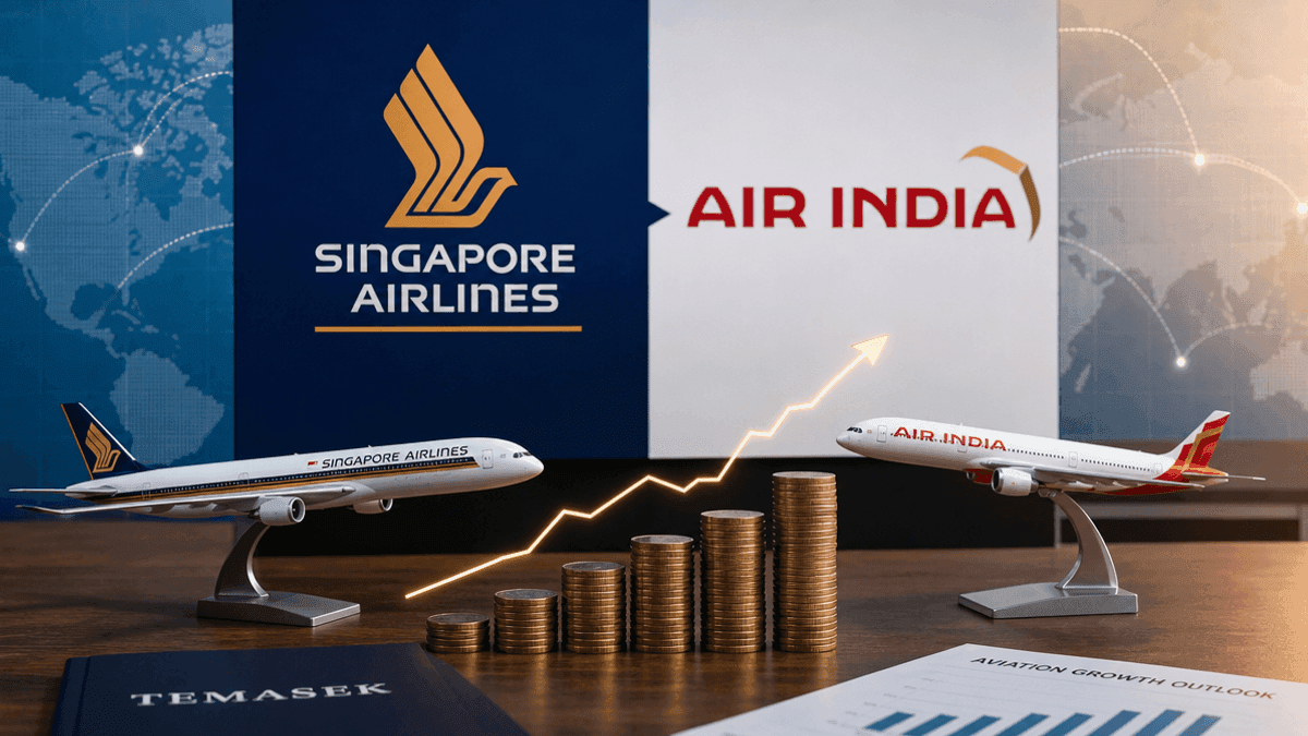 Temasek Backs SIA’s $1.5B Air India Investment