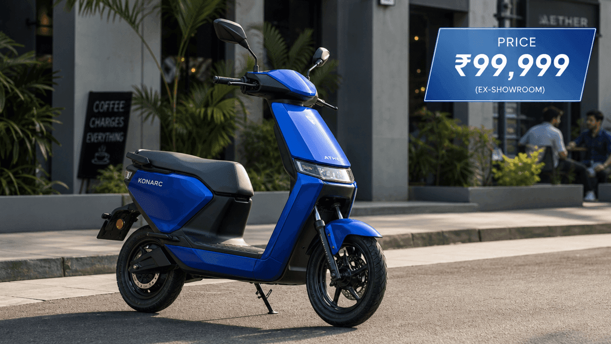 Ather Konarc: New Mass-Market E-Scooter Launched at ₹99,999