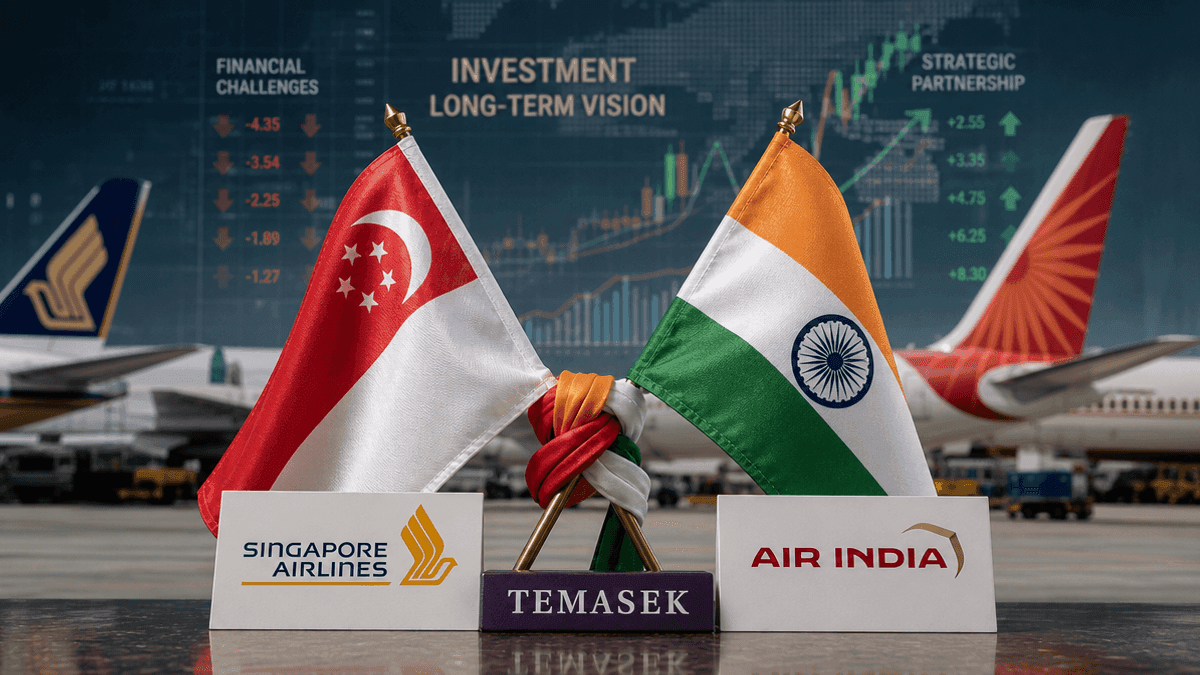Temasek Backs SIA’s Air India Investment Amid Losses