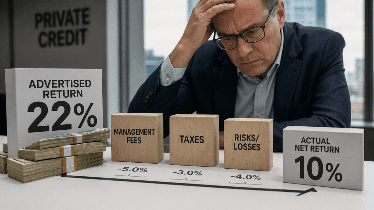 Private Credit Returns: Advertised vs. Actual Gains