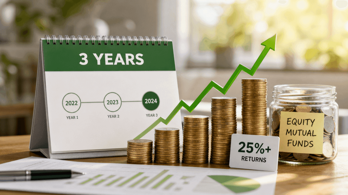 Top 6 Equity Funds: 25%+ Returns for 3-Year Goals