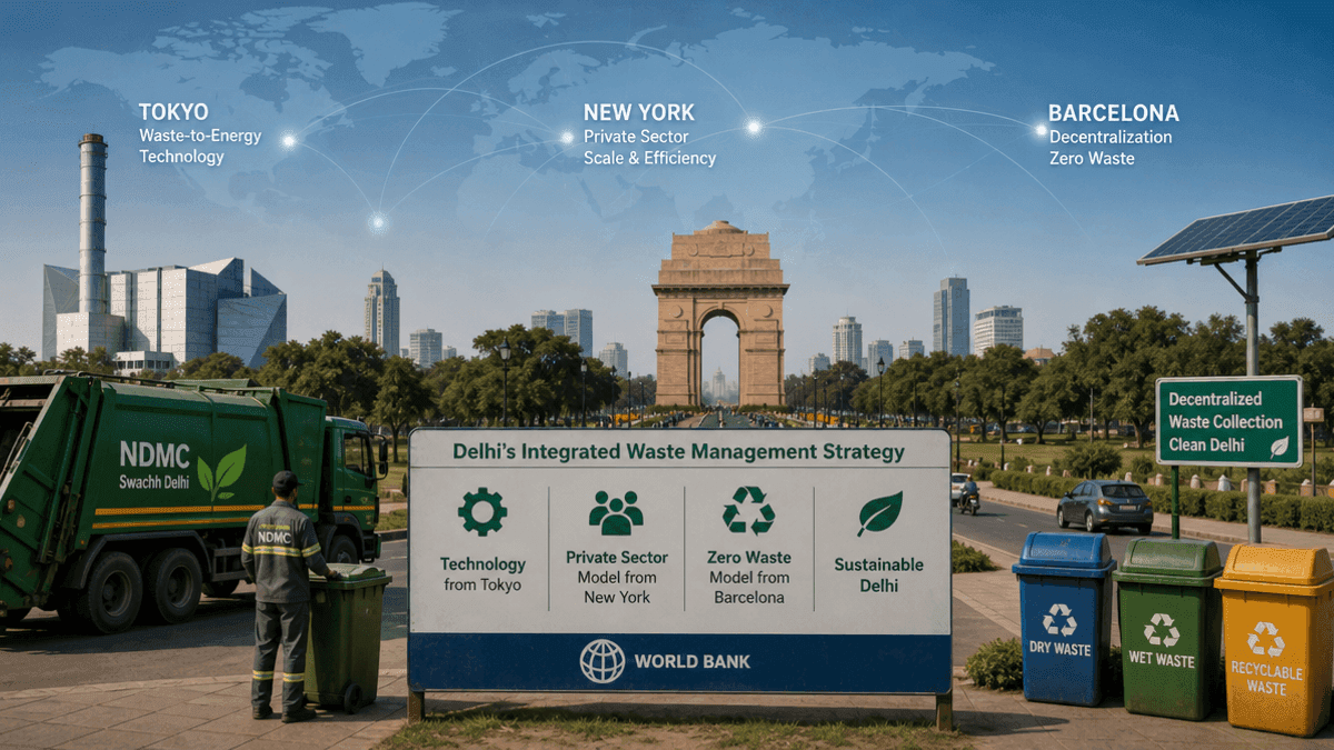 MCD Explores Tokyo, NYC Waste Models for Delhi